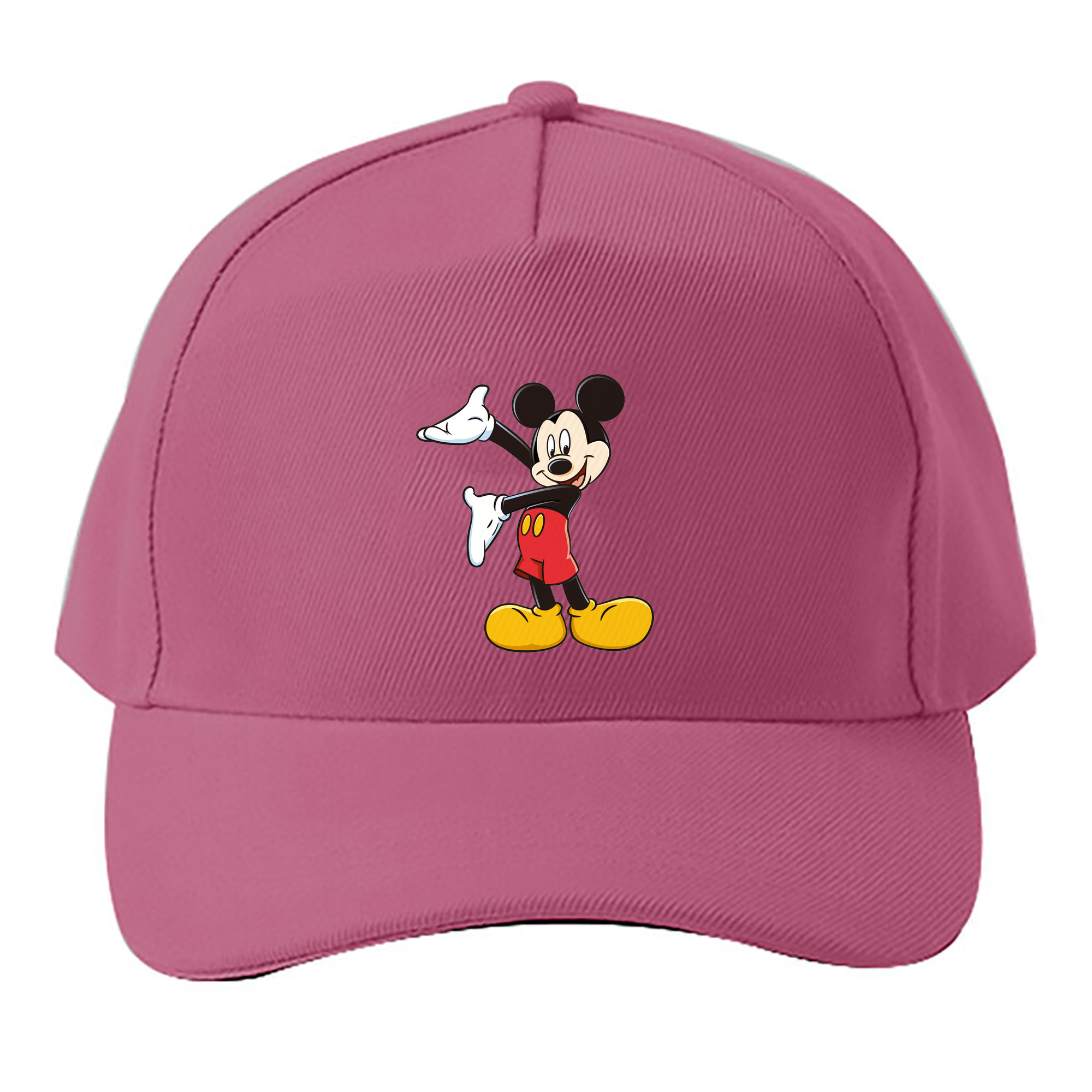 （画像用） ミッキーマウス Mickey Mouse ベースボールキャップ 綿100％ 男女兼用 帽子 スポーツ